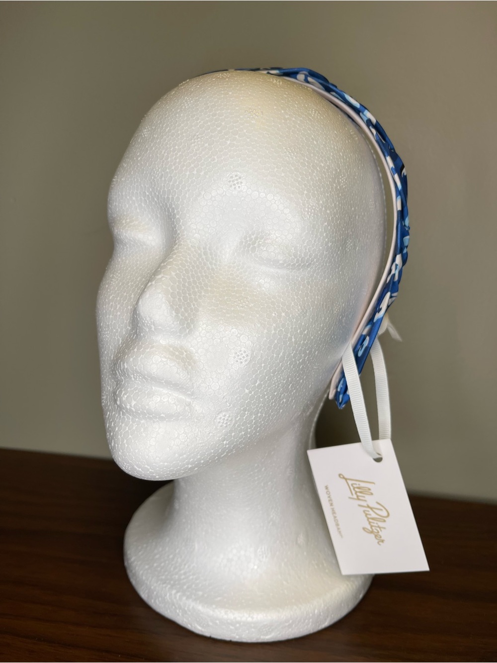 💙🐆 NWT Lilly Pulitzer “You’re An Animal” Woven Twist Headband 🐆💙✨